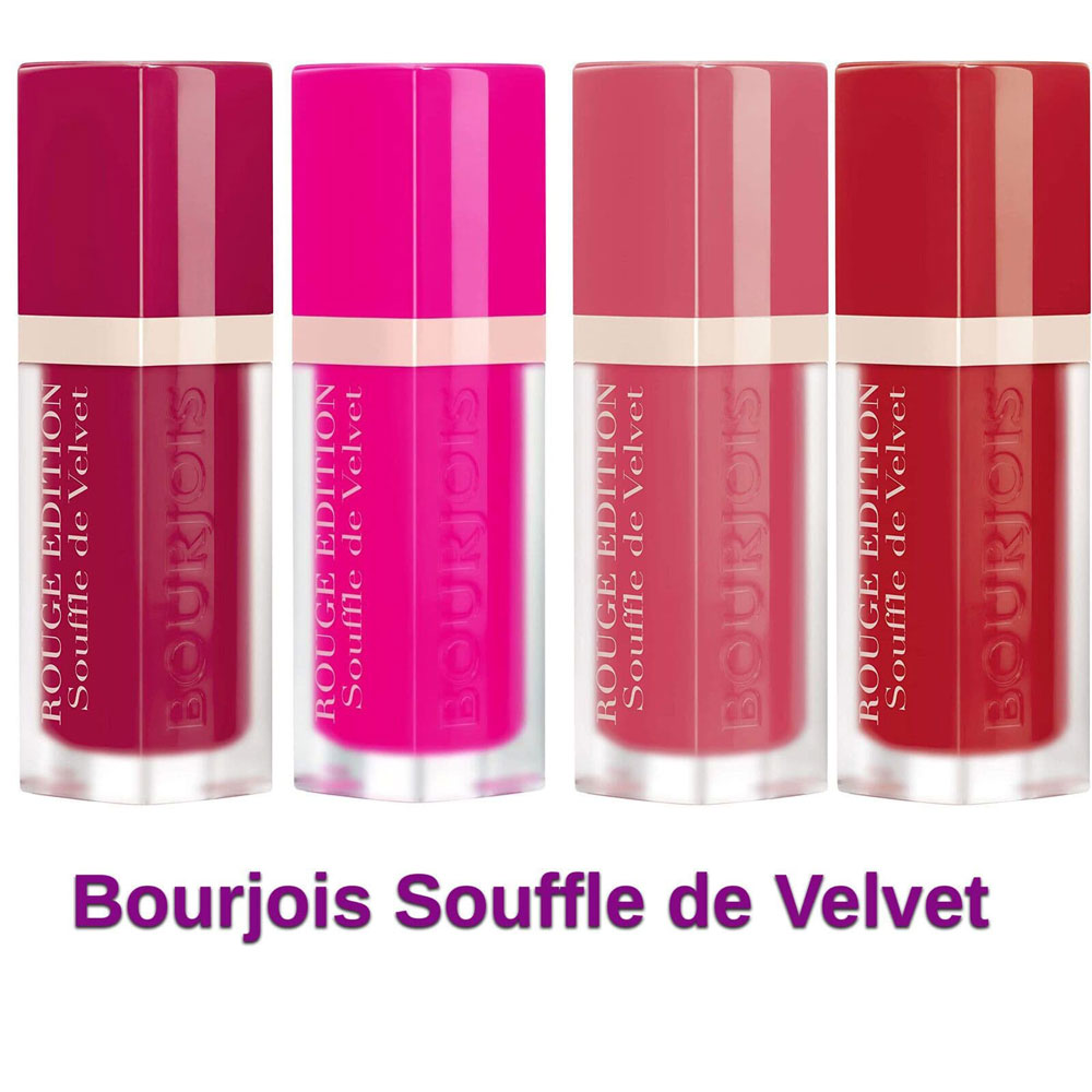 Bourjois Rouge Edition Souffle de Velvet Lipstick 4 Choices