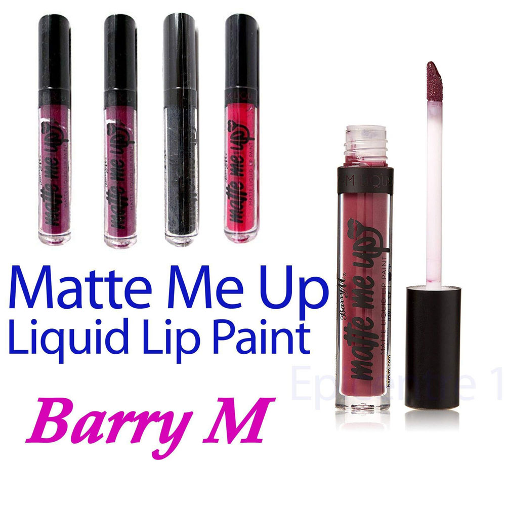 Barry M Matte Me Up Liquid Lip Paint LELP 1 2 3 4 Colour Choices