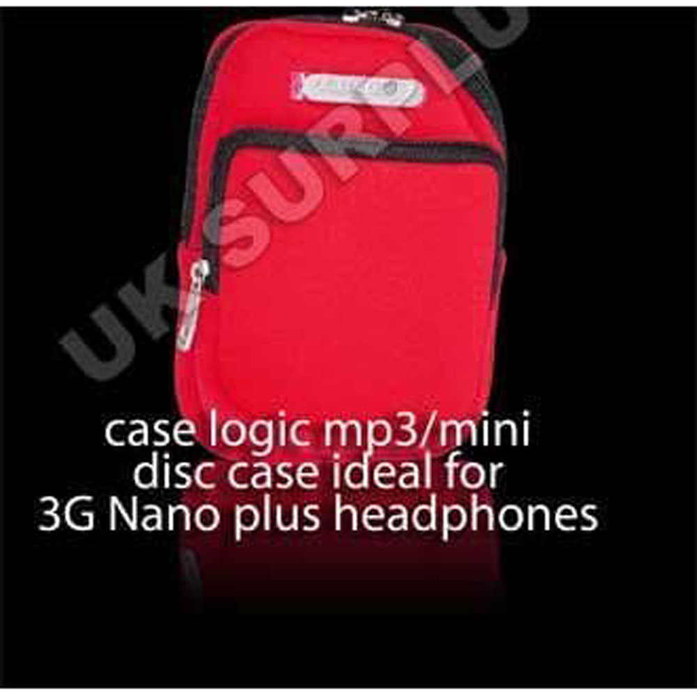 CASE LOGIC NEOPRENE MP3 MINIDISC CASE MDC2 RED