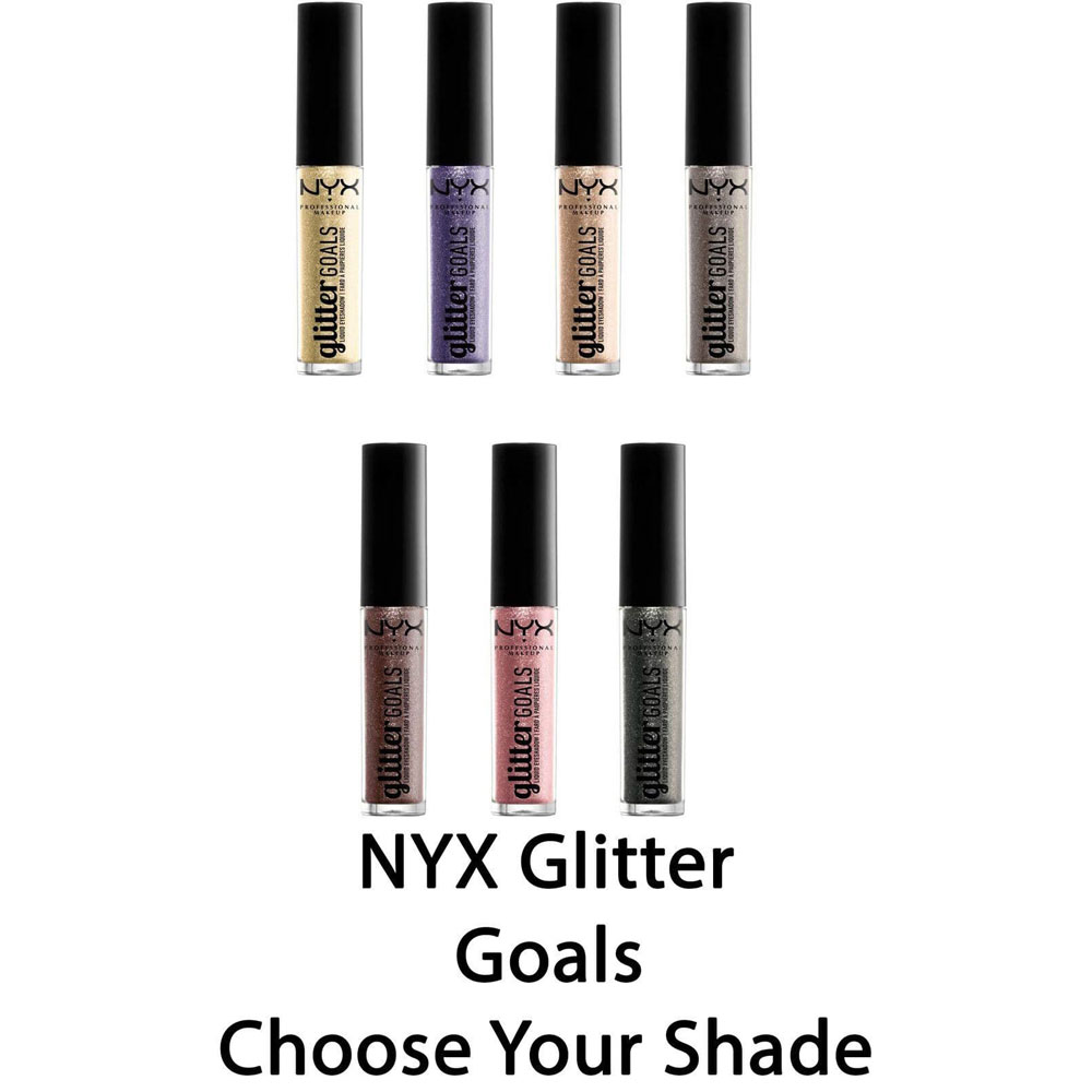 NYX Glitter Goals Liquid Eyeshadow 8 Shades to Choose From