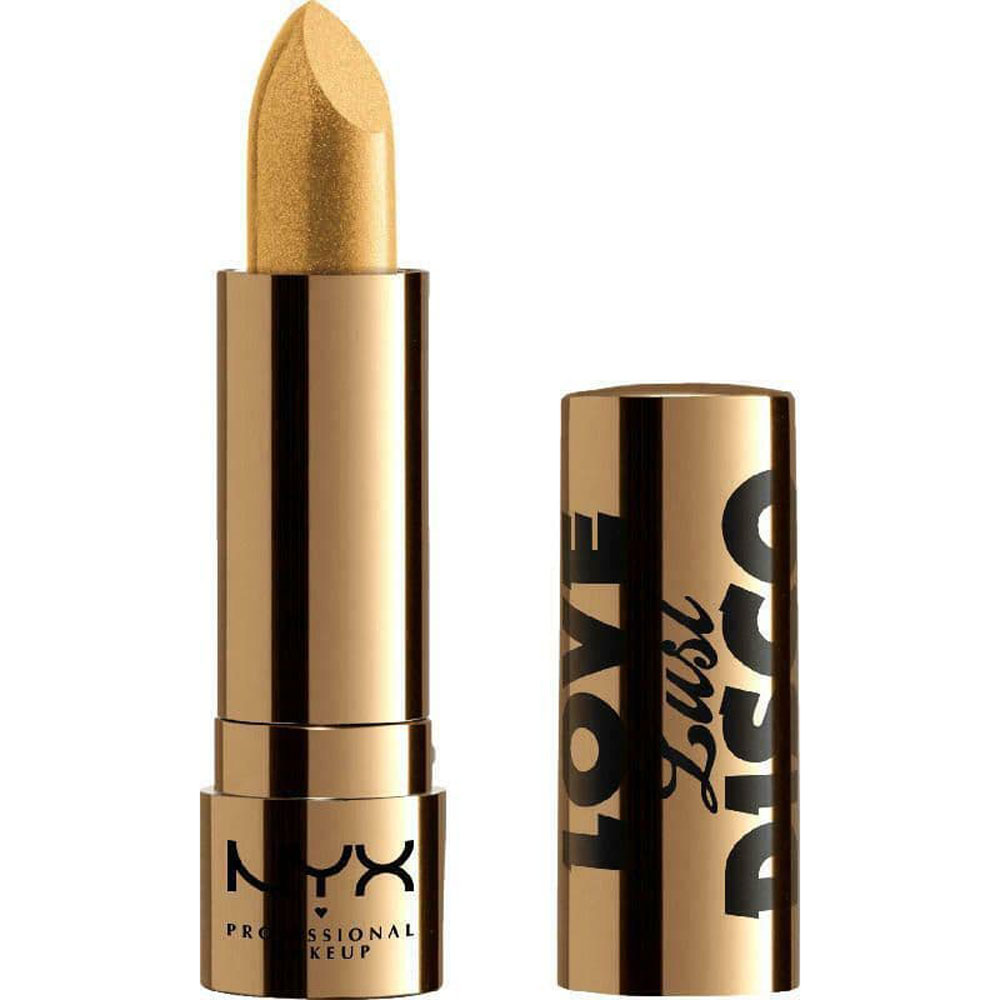 NYX Professional Makeup Love Lust & Disco Lipstick Metallic Topper Gold Dipper
