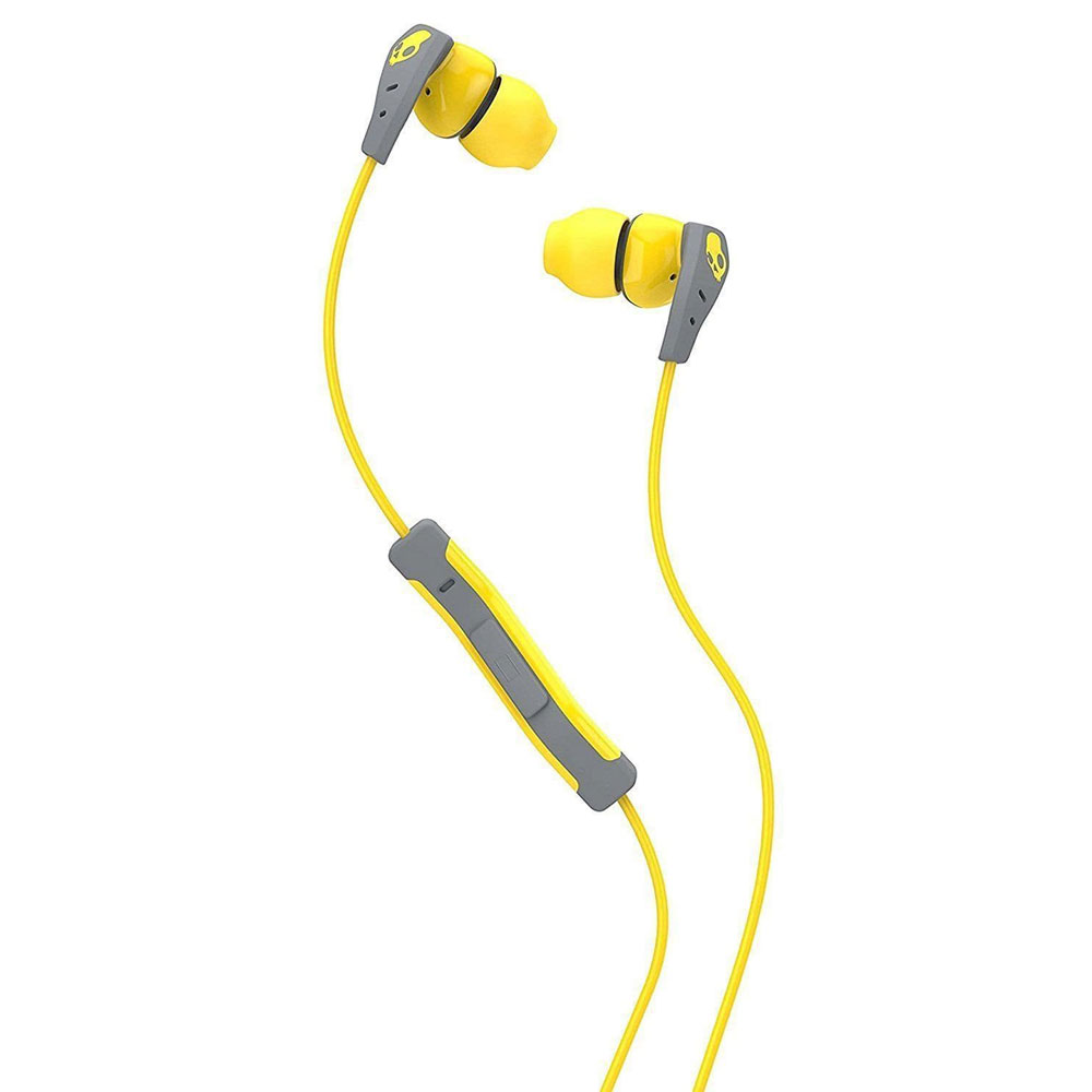 Skullcandy Method In-Ear Headphones with In-Line Mic Yellow/Grey